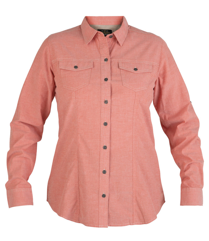 Burnt Sienna Chambray