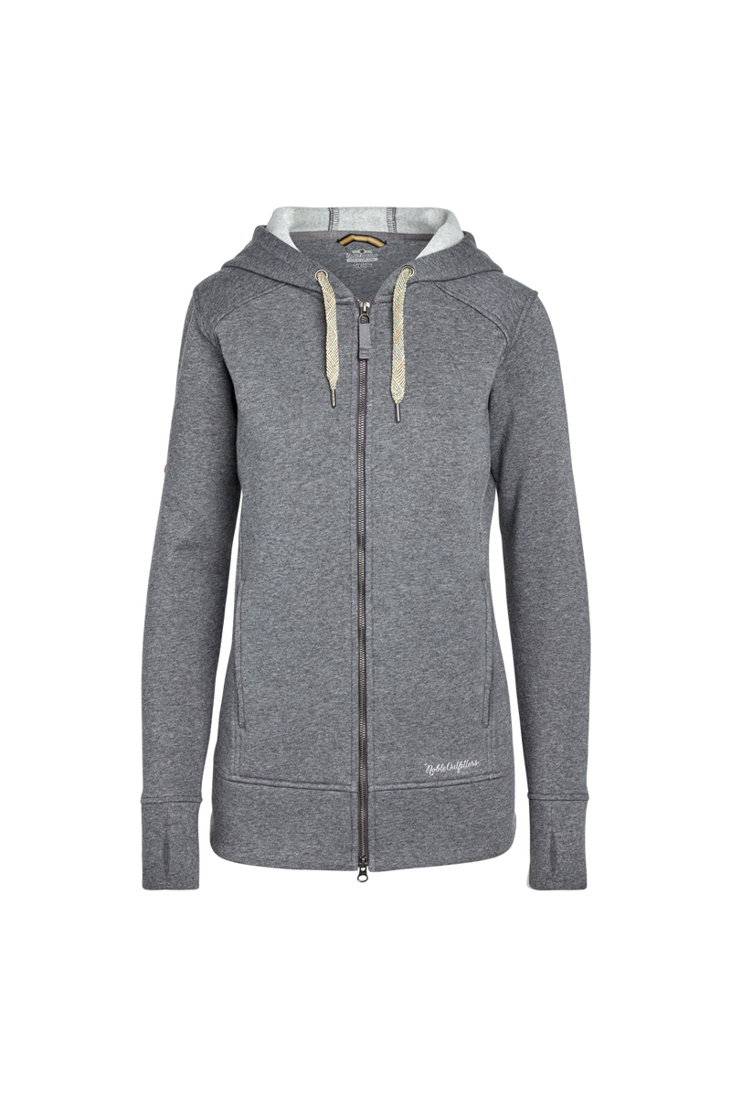21585 Water Resistant Tug-Free Full Zip Hoodie 017- Charcoal Heather_0258