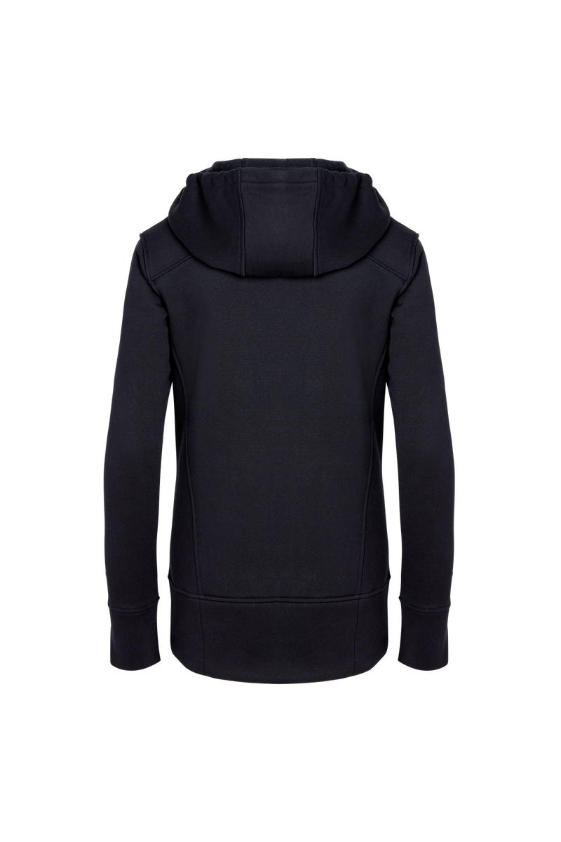 21585 Water Resistant Tug-Free Full Zip Hoodie 019- Black_0243