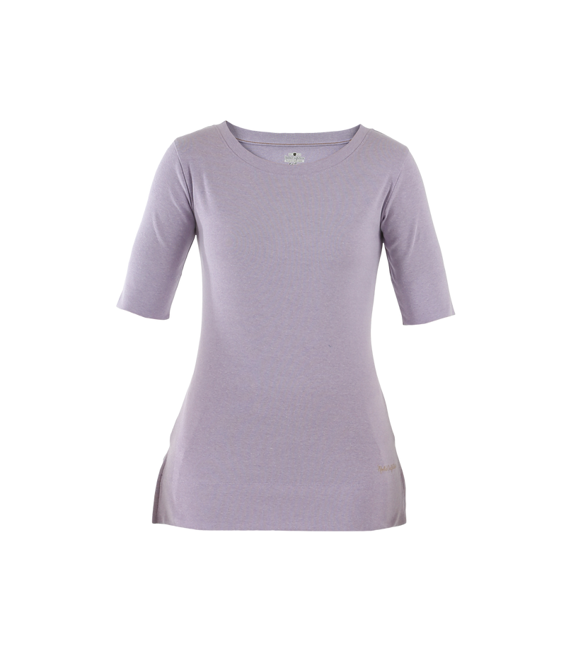22532-754 Tug-Free Elbow Tee Lavender
