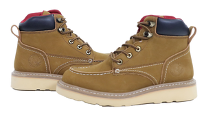 Women's Wedge 6" Work Boot - Wheat