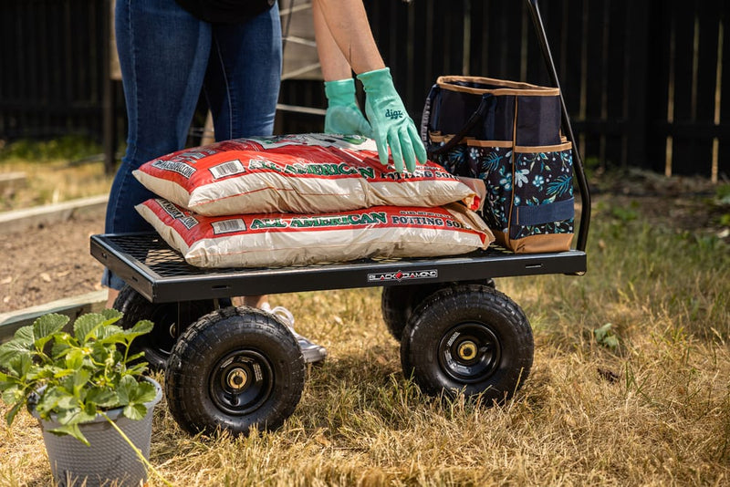 Black Diamond™ 3 Cubic Feet Steel Utility Cart