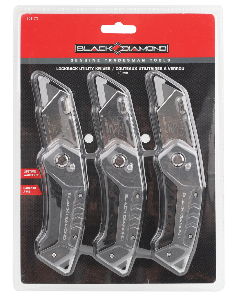 Lockback Utility Knife Set
