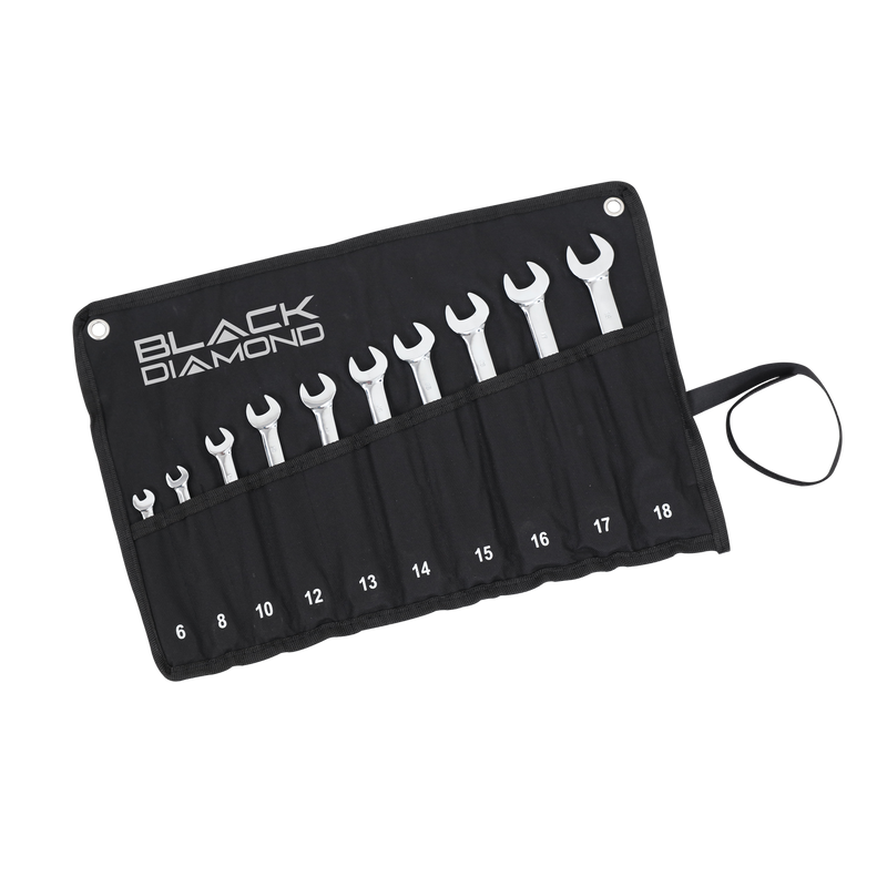 10 Pc Metric Ratcheting Wrench