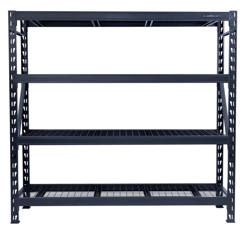 Heavy Duty Steel Shelving Unit with 4 Adjustable Shelves