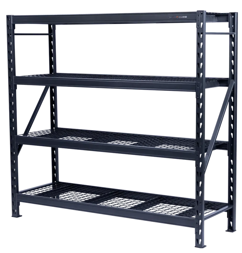 Heavy Duty Steel Shelving Unit with 3 Adjustable Shelves