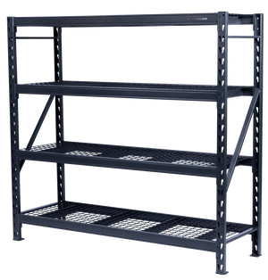 Heavy Duty Steel Shelving Unit with 4 Adjustable Shelves