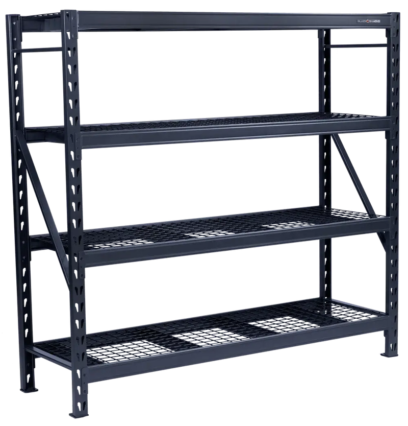 Heavy Duty Steel Shelving Unit with 3 Adjustable Shelves