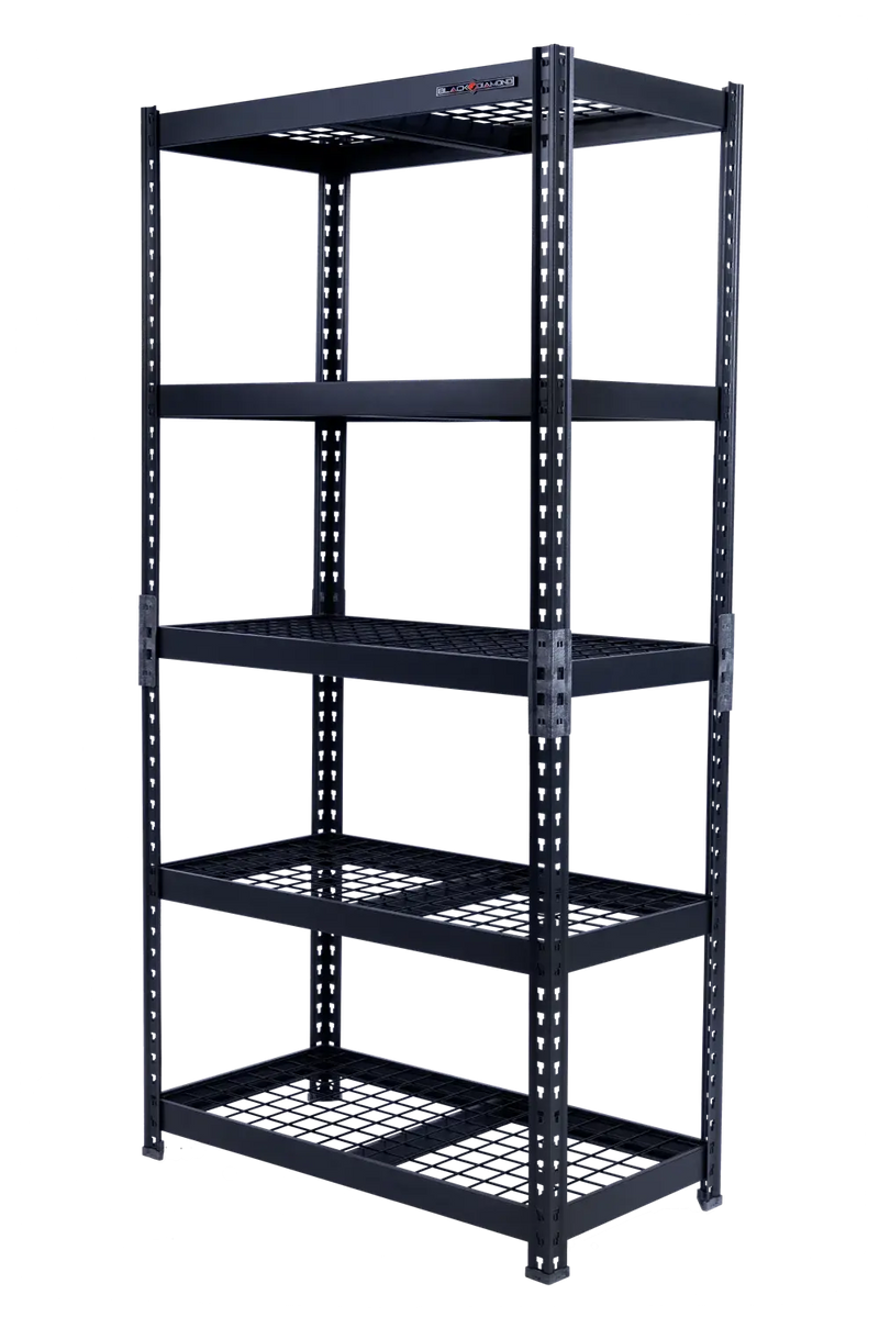 Light Duty Steel Shelving Unit with 5 Adjustable 36" Shelves