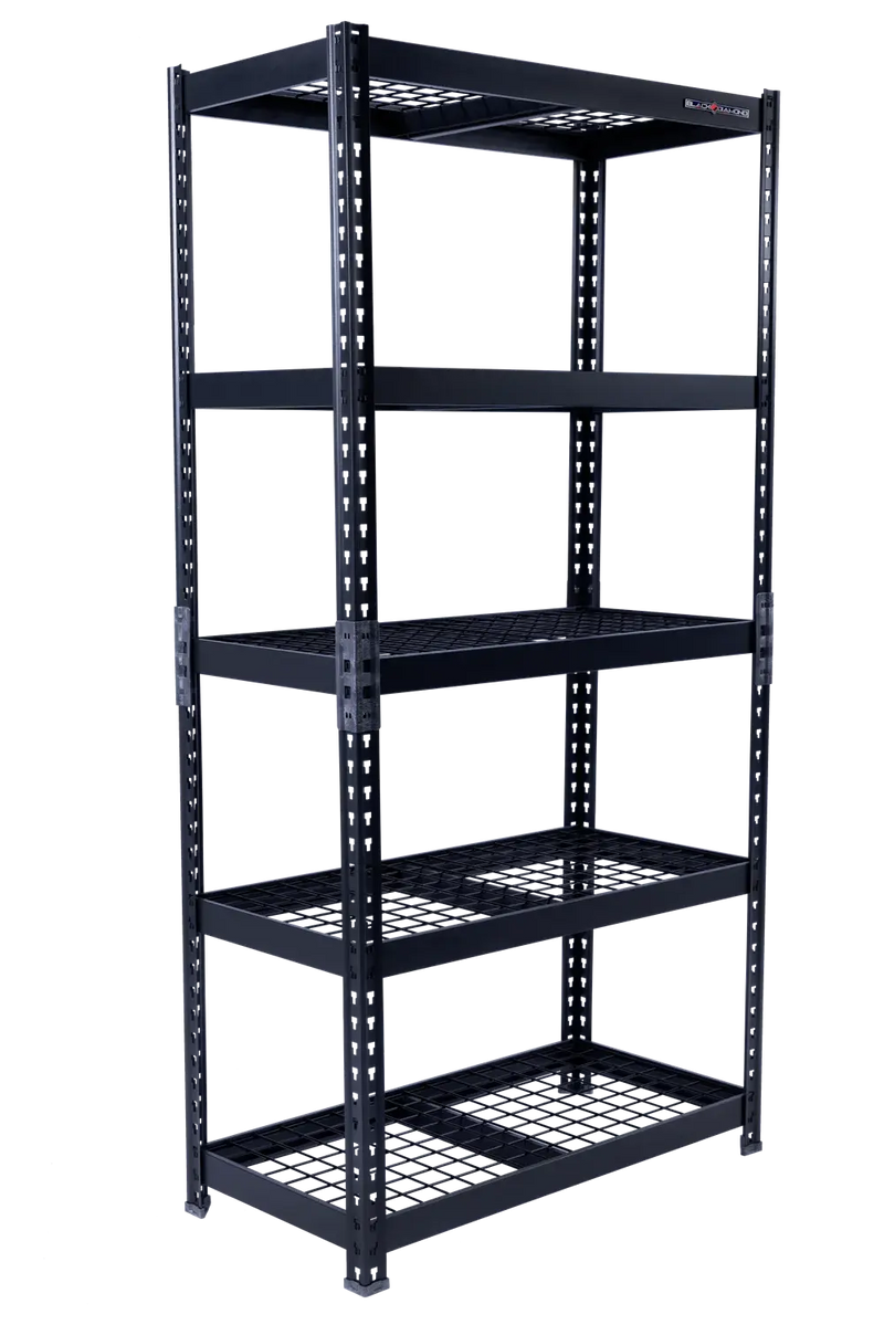 Light Duty Steel Shelving Unit with 5 Adjustable 48" Shelves