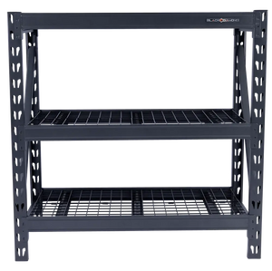 Heavy Duty Steel Shelving Unit with 3 Adjustable Shelves