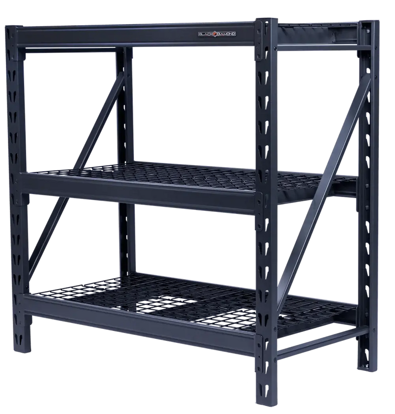 Heavy Duty Steel Shelving Unit with 4 Adjustable Shelves