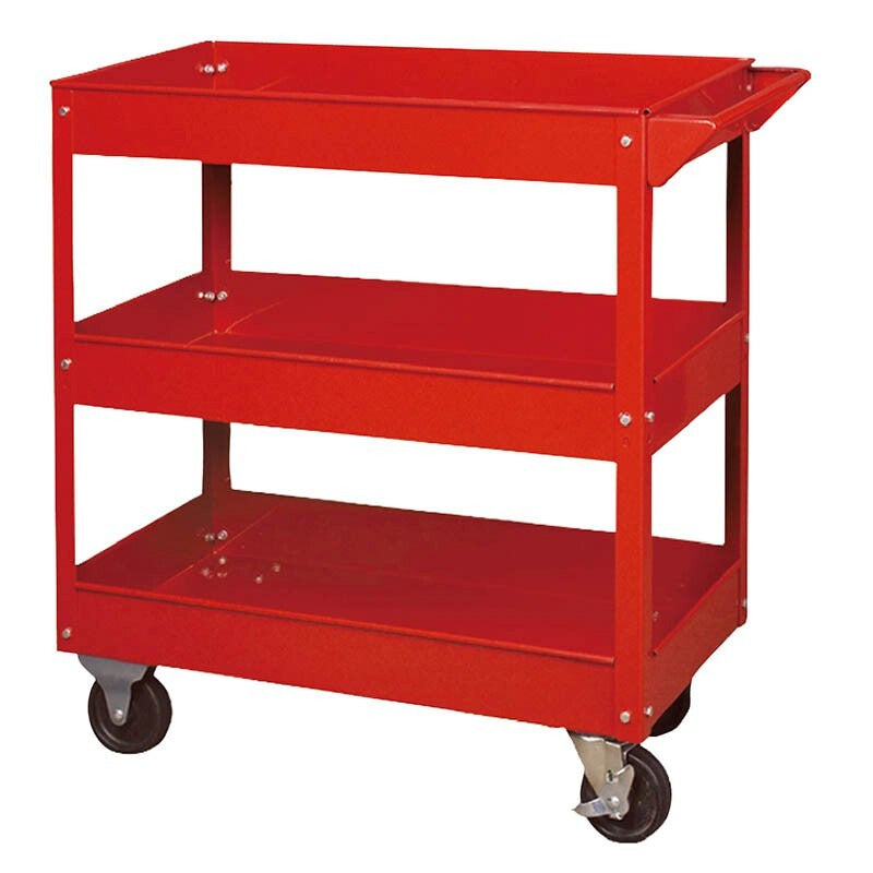 BR CART 3 TRAY SWIVL CSTRS