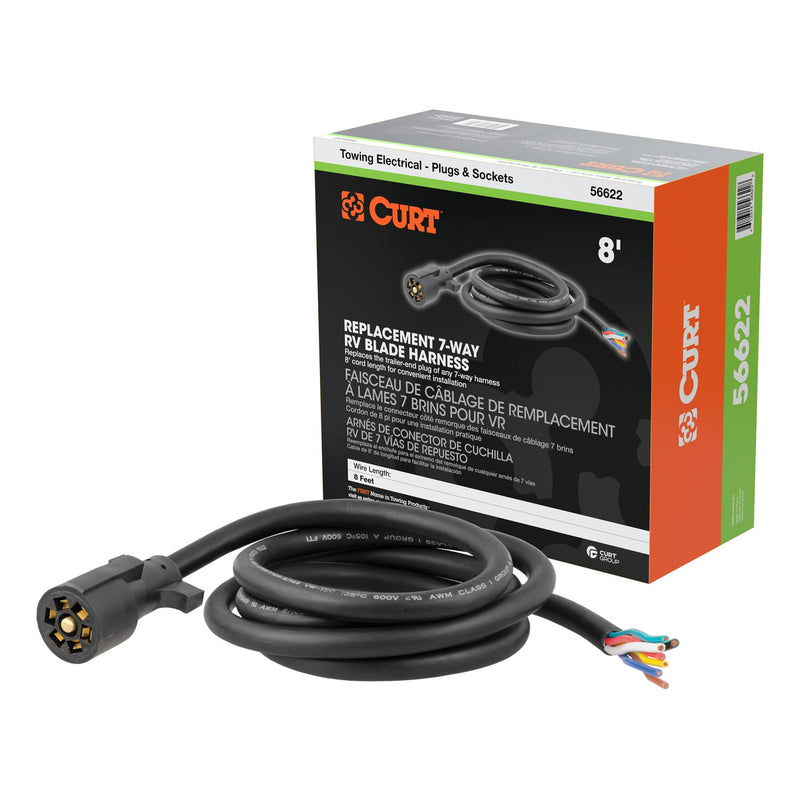 8 FT. 7 Way Rv Harness
