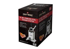 Craftworx™ 15 LBS. Stainless Steel Sausage Stuffer