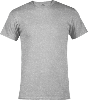 Men's Short Sleeve Crew Neck Tee - Athletic Heather - Front