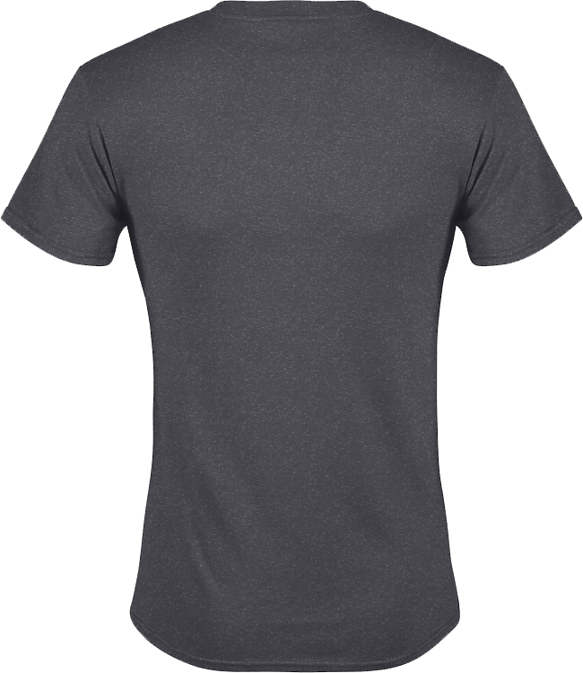 Men's Short Sleeve Crew Neck Tee - Charcoal Heather - Front