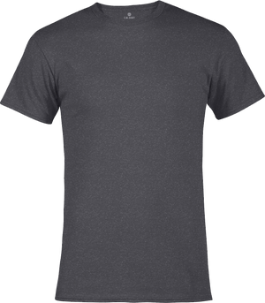 Men's Short Sleeve Crew Neck Tee - Charcoal Heather
