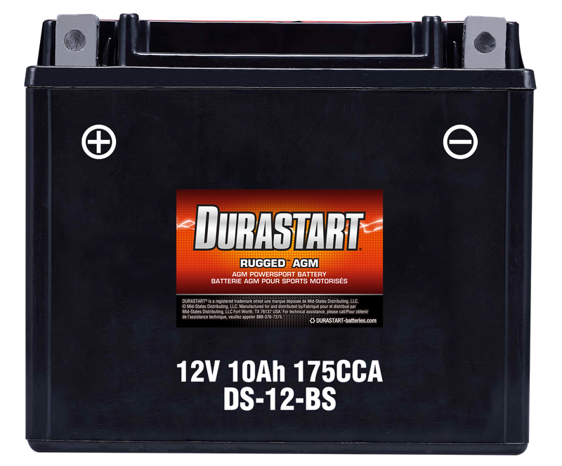 RuggedTM Agm Powersport Battery 12-Bs