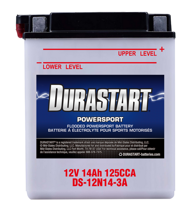 Flooded Powersport Battery 12N14-3A
