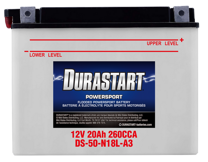 Flooded Powersport Battery 50-N18L-A3