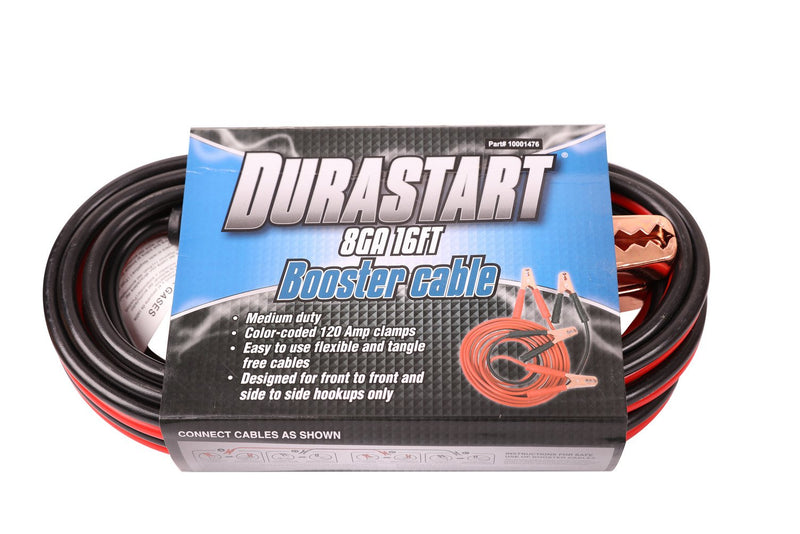 8GA 16FT Booster Cable