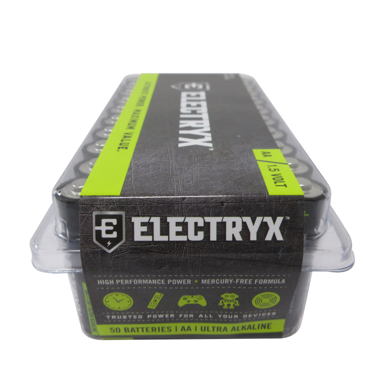 Aa / 1.5 Volt Ultra Alkaline Batteries - 50 Pack