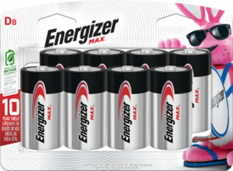 Energizer Max Alk D-8