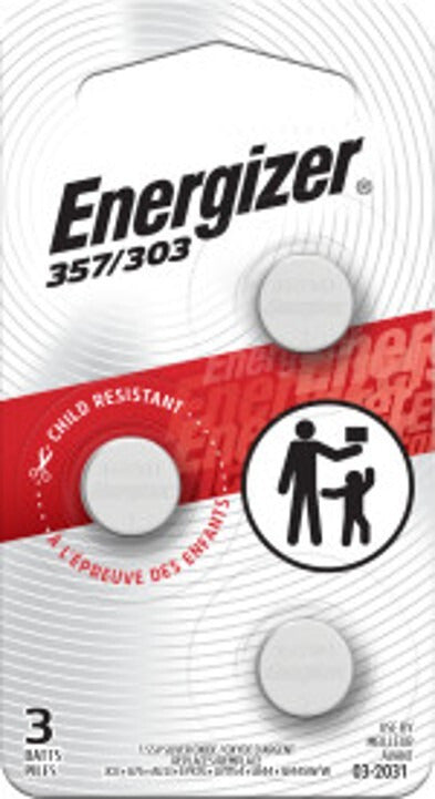 Energizer 357 Zero-Merc 3-Pk