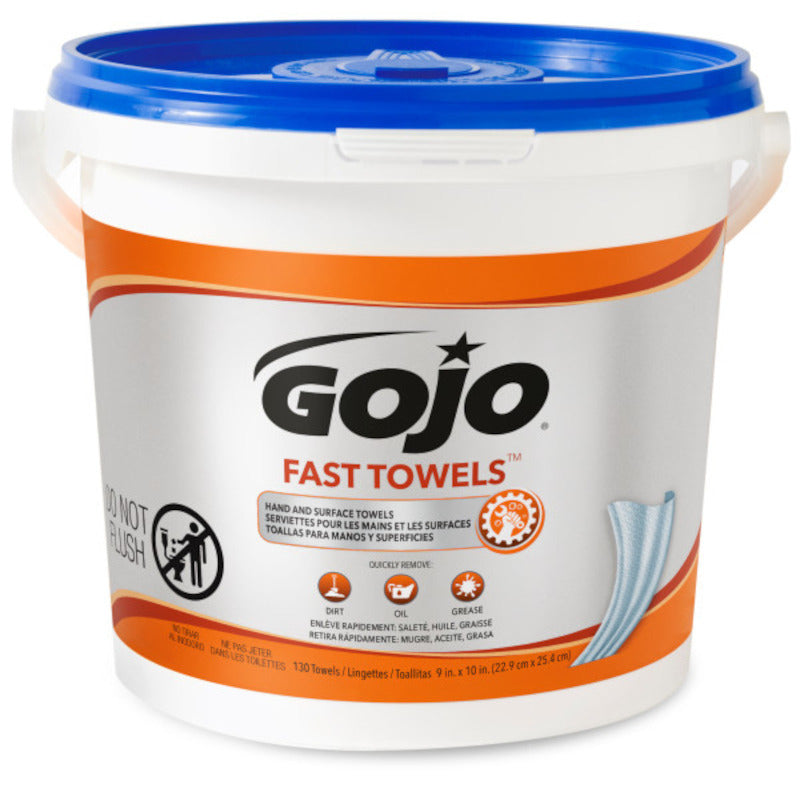 Gojo Fast Towel-130 Ct. Bucket