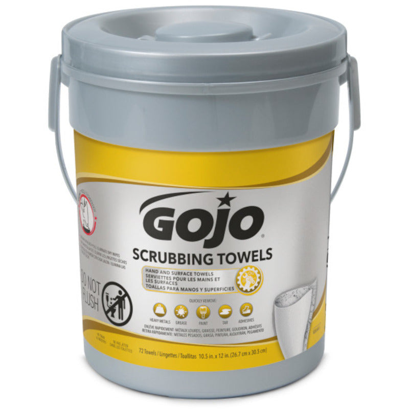 Gojo Scrub Towels Canstr 72CT
