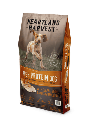 High Protein Dog Dry Food with Classic Whole Grains & Real Chicken
