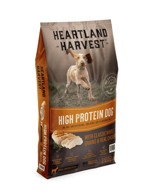 High Protein Dog Dry Food with Classic Whole Grains & Real Chicken