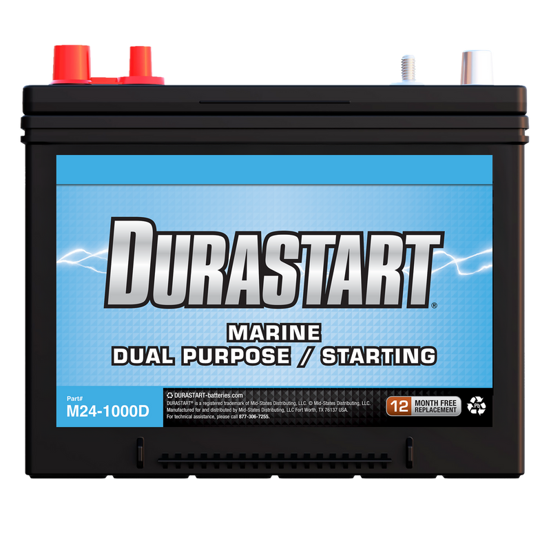 Marine Dual Purpose/Starting Battery M24-1000D