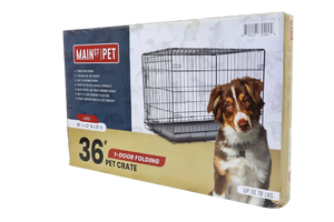 Main St. Pet™ 42" 1-Door Folding Pet Crate