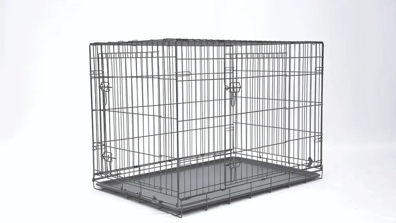Main St. Pet™ 48" 2-Door Folding Pet Crate with Divider
