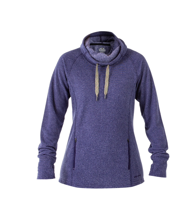 NO-21576-640 Women's Godiva Cowl Blackberry Heather