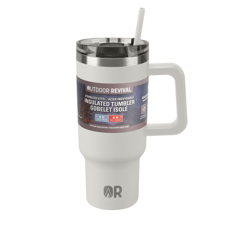 40 OZ Stainless Steel Insulated Tumbler with Handle