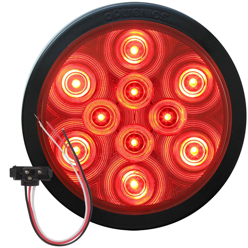 LED 4-1/4" Rd 3Func Tail Light
