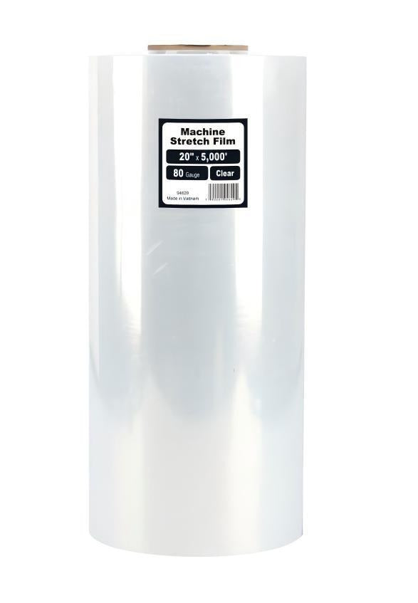 Machine Wrap,80GA,Clear,5000X20