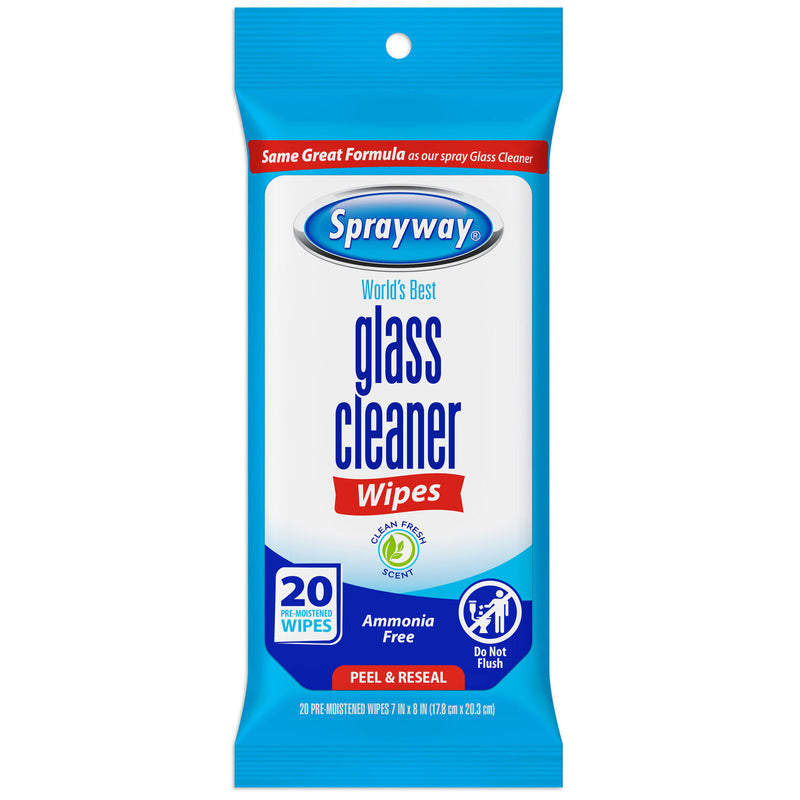Sprayway Glass Wipes 20 Ct