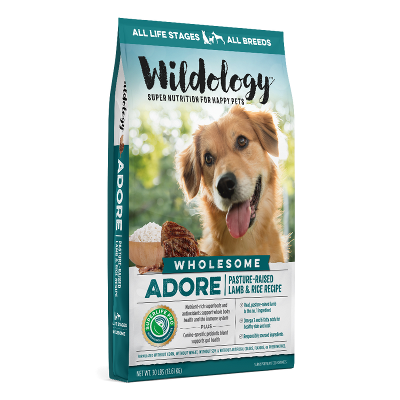 Adore Dry Dog Food - Pasture-Raised Lamb & Rice Recipe - 30 LB