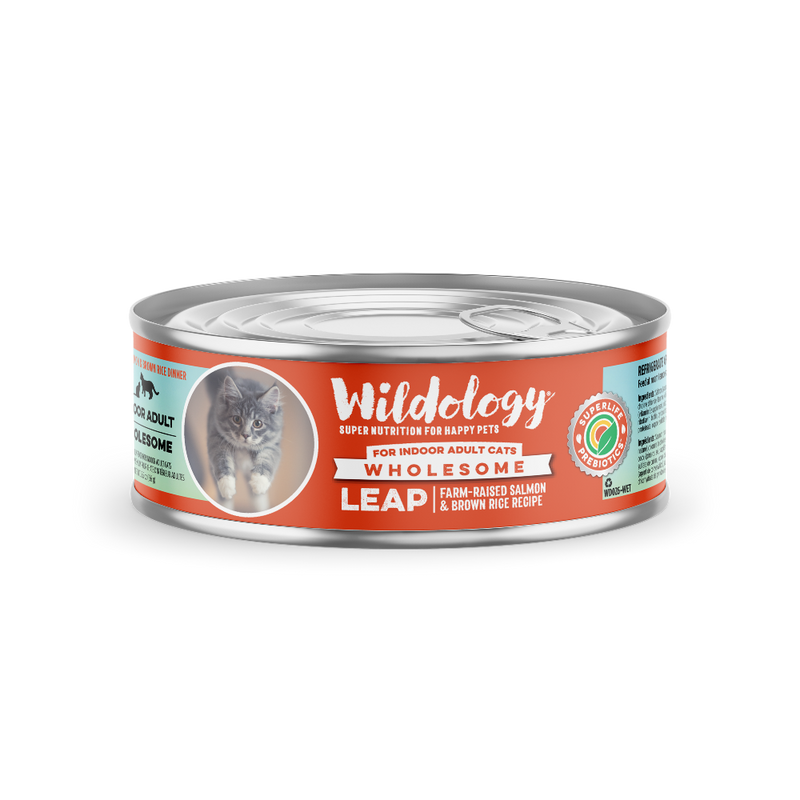 Leap Wet Cat Food - Farm-Raised Salmon & Brown Rice Recipe