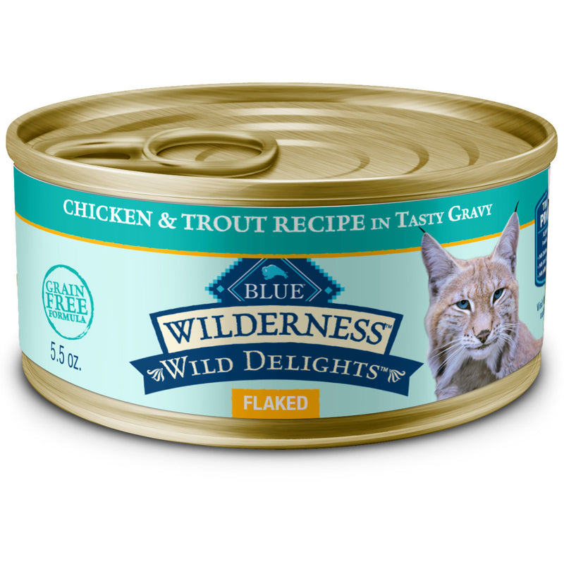 WILD WD Flkd Ckn&Trou 5.5ozCat