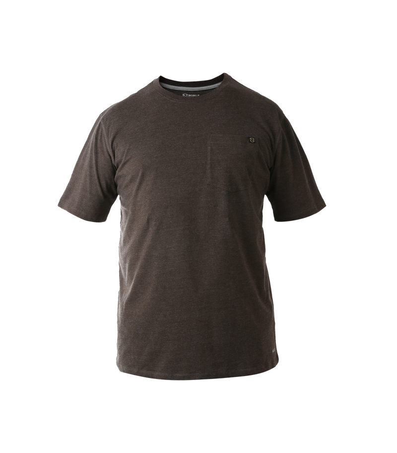 12507-132 Best Dang SS Pecket T Brown Heather