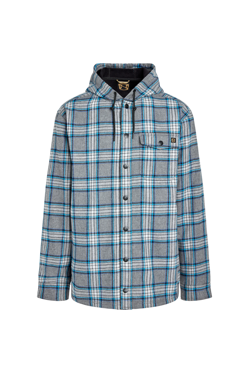 18509 Shirt Jacket 015- Asphalt Plaid_0189