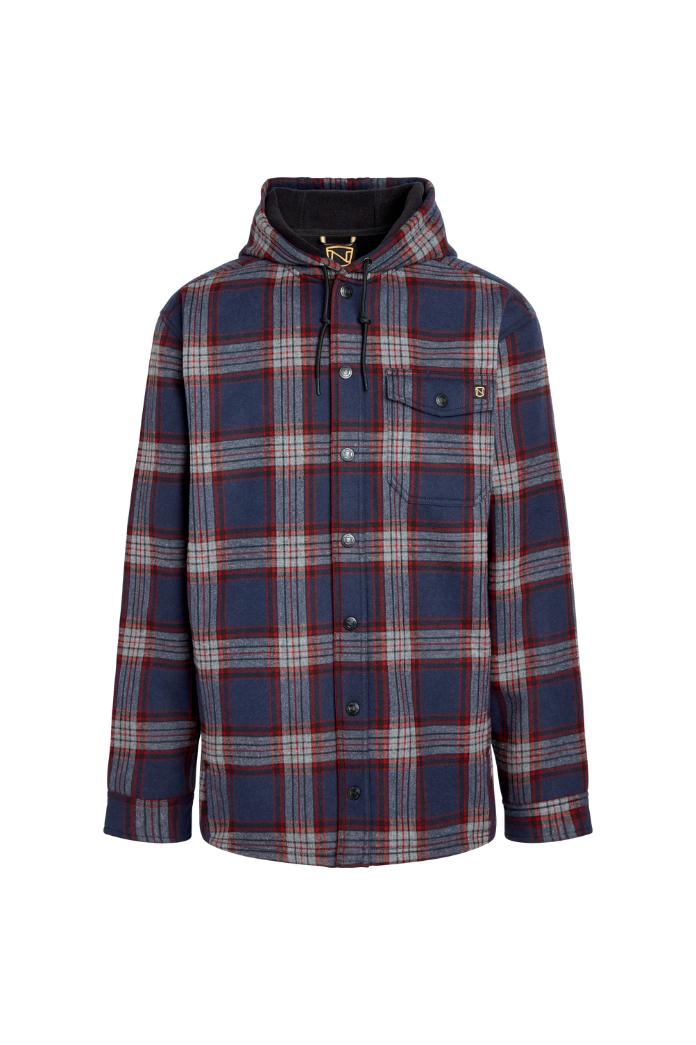 18509 Shirt Jacket 724- Navy Plaid_0197