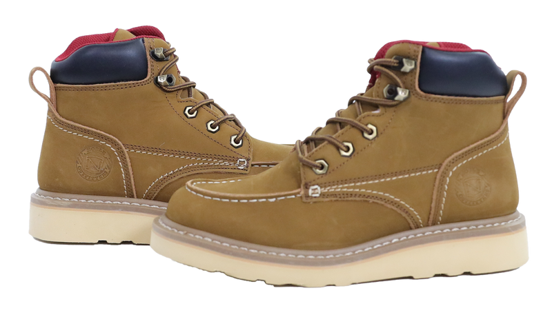 Women's Wedge 6" Work Boot - Wheat