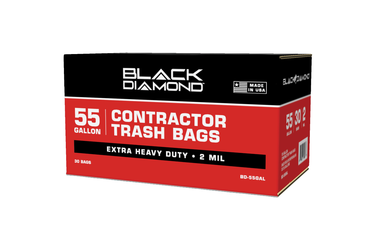55 Gallon Contractor Trash Bags