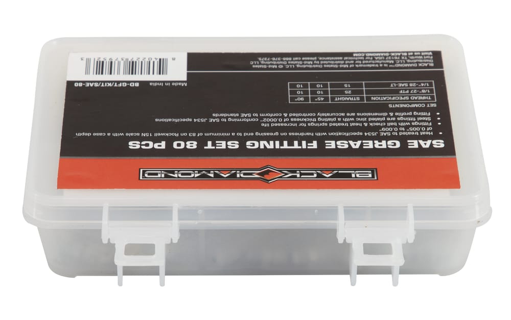 SAE Grease Fitting Set 80 Pcs